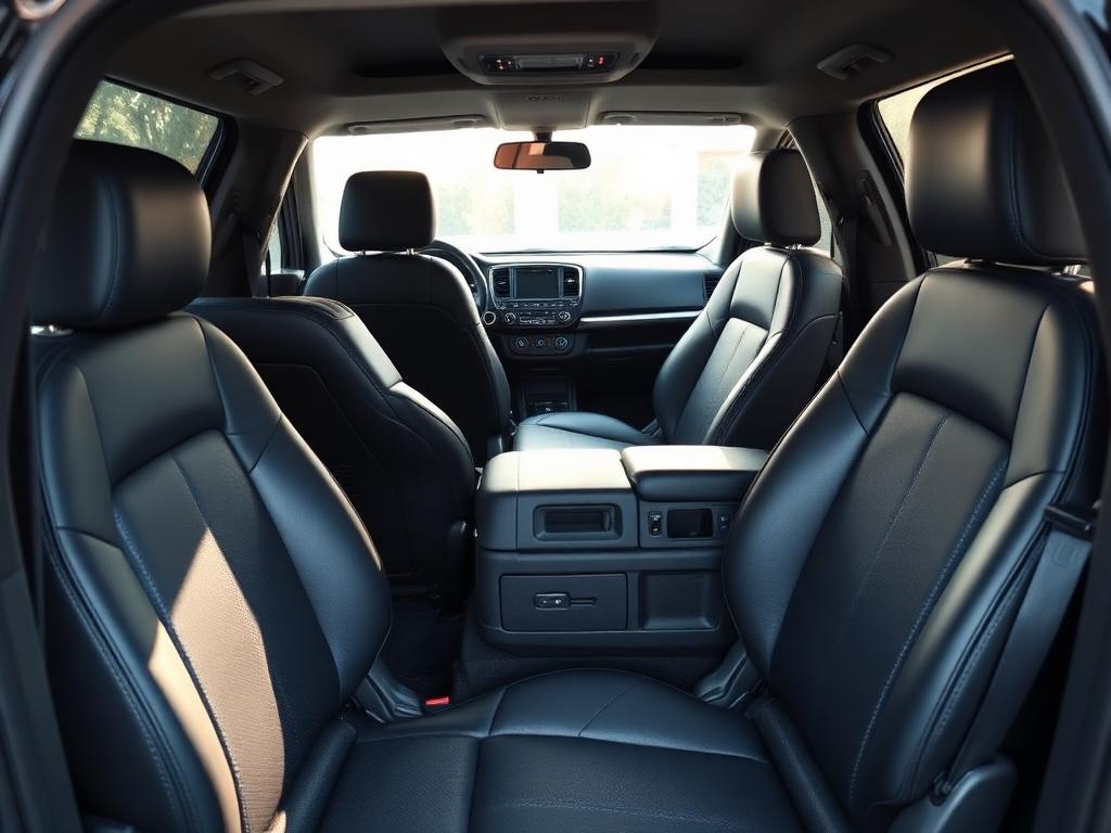 Spotless SUV interior